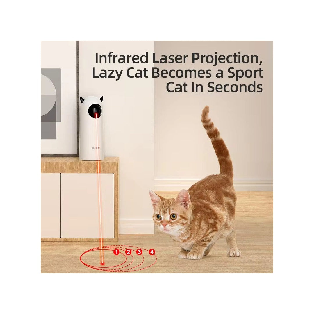 Automatic Cat Toys Interactive Smart Teasing Pet LED Laser Indoor Cat Toy Accessories Handheld Electronic Cat Toy for Dog