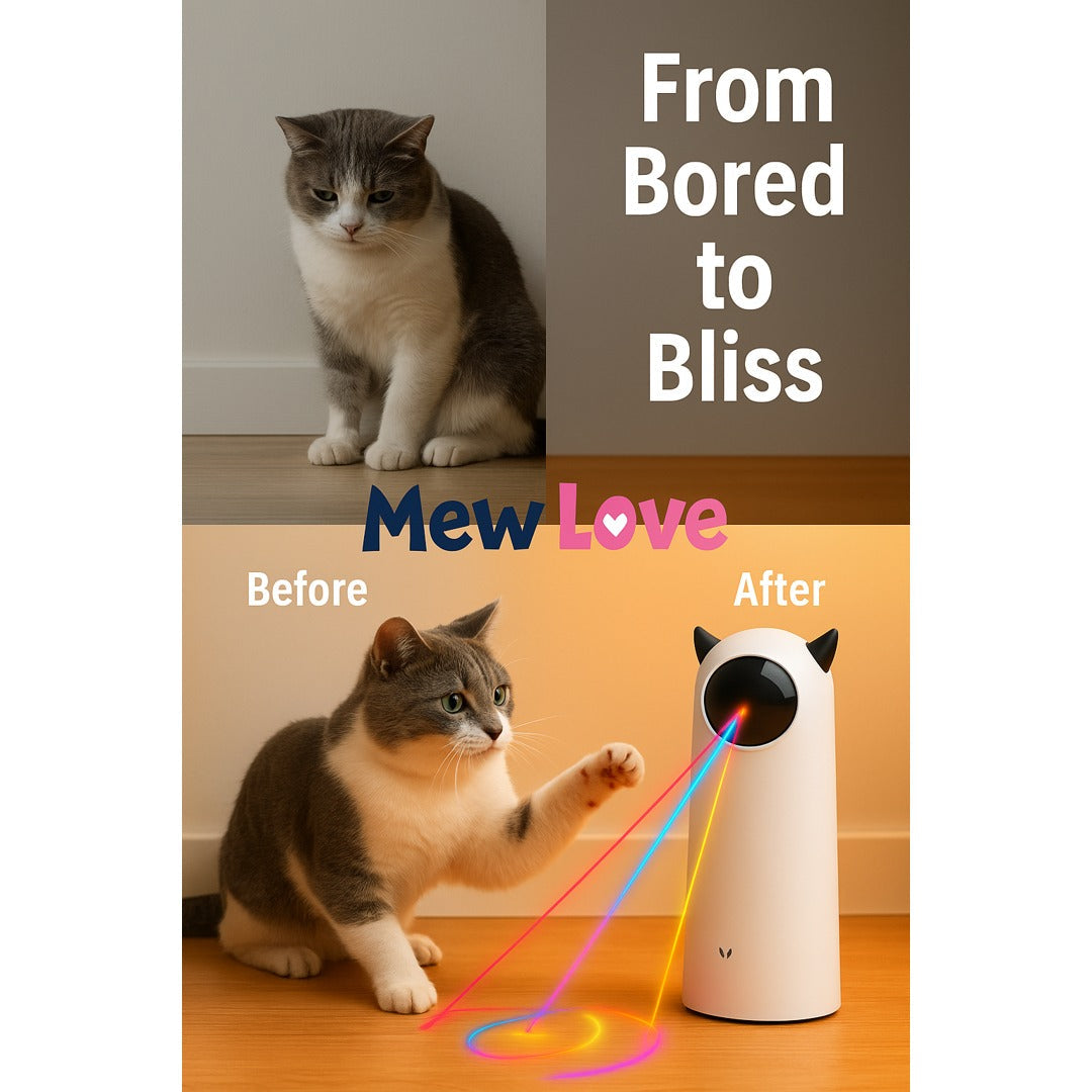 MewLove Interactive Cat Toy – Stimulates Hunting