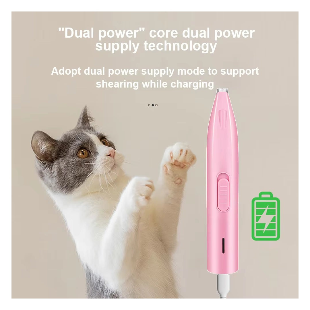 Dog Hair Trimmer Electric Dog Cutter Professional Pet Foot Hair Trimmer Cat Grooming Hairdresser Scissors Butt Ear Pedicator