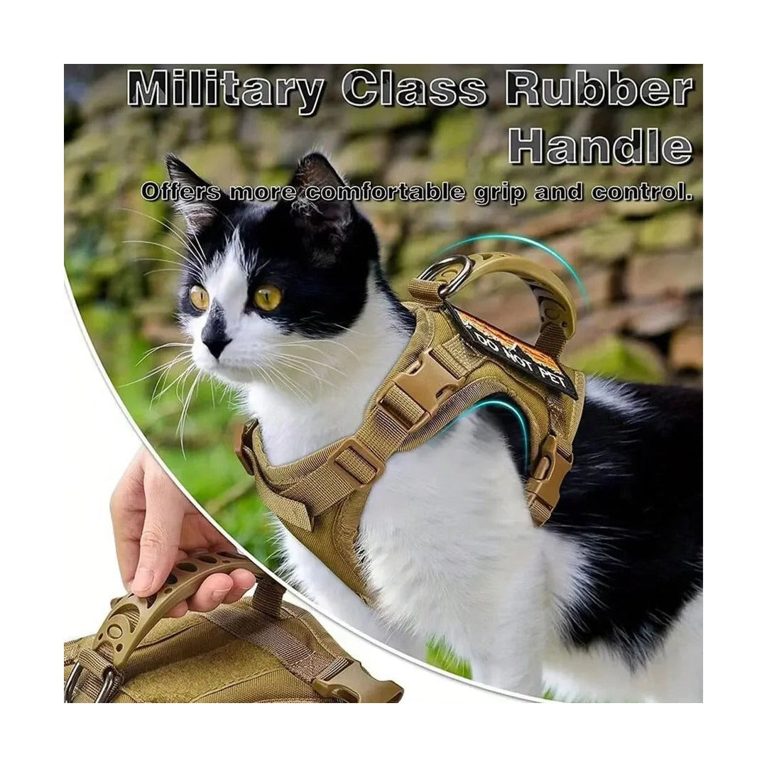 Outdoor Cat Vest Waterproof Cat Clothes Cat Chest Strap Special Vest for Walking Cats Can Be Adjusted