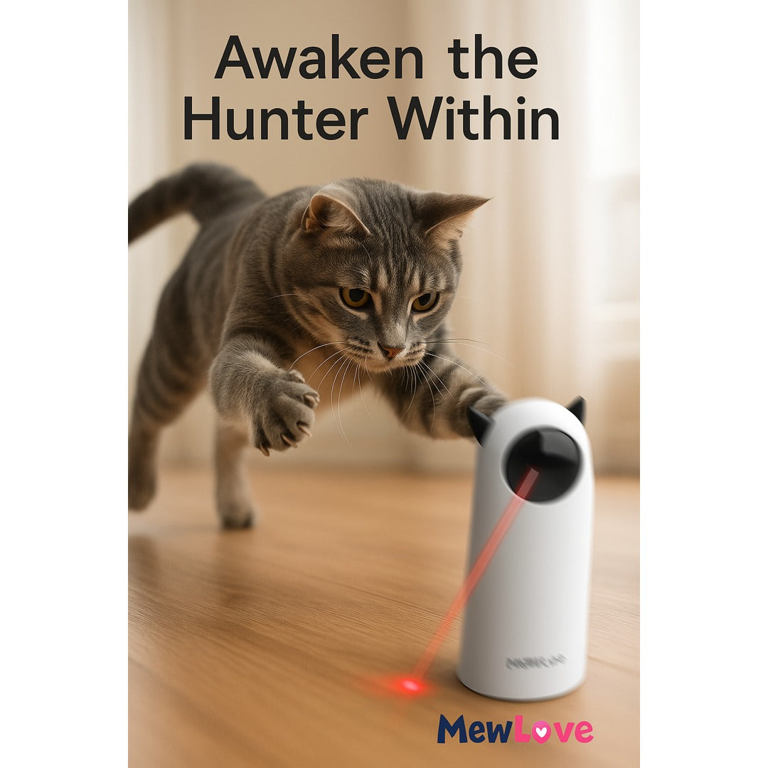 MewLove Interactive Cat Toy – Stimulates Hunting