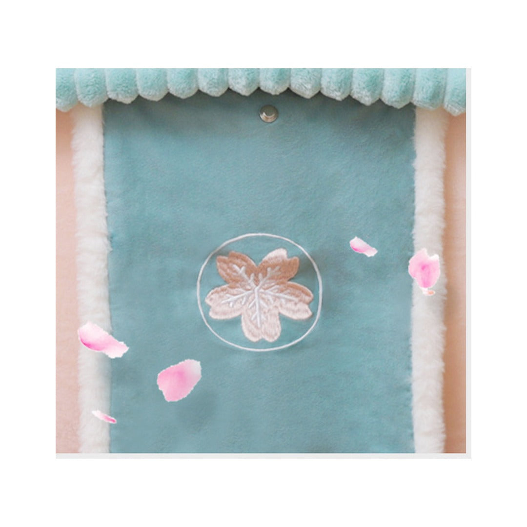 Cat House Removable and Washable Cat Bed Pet Supplies Enclosed Cat House Villa