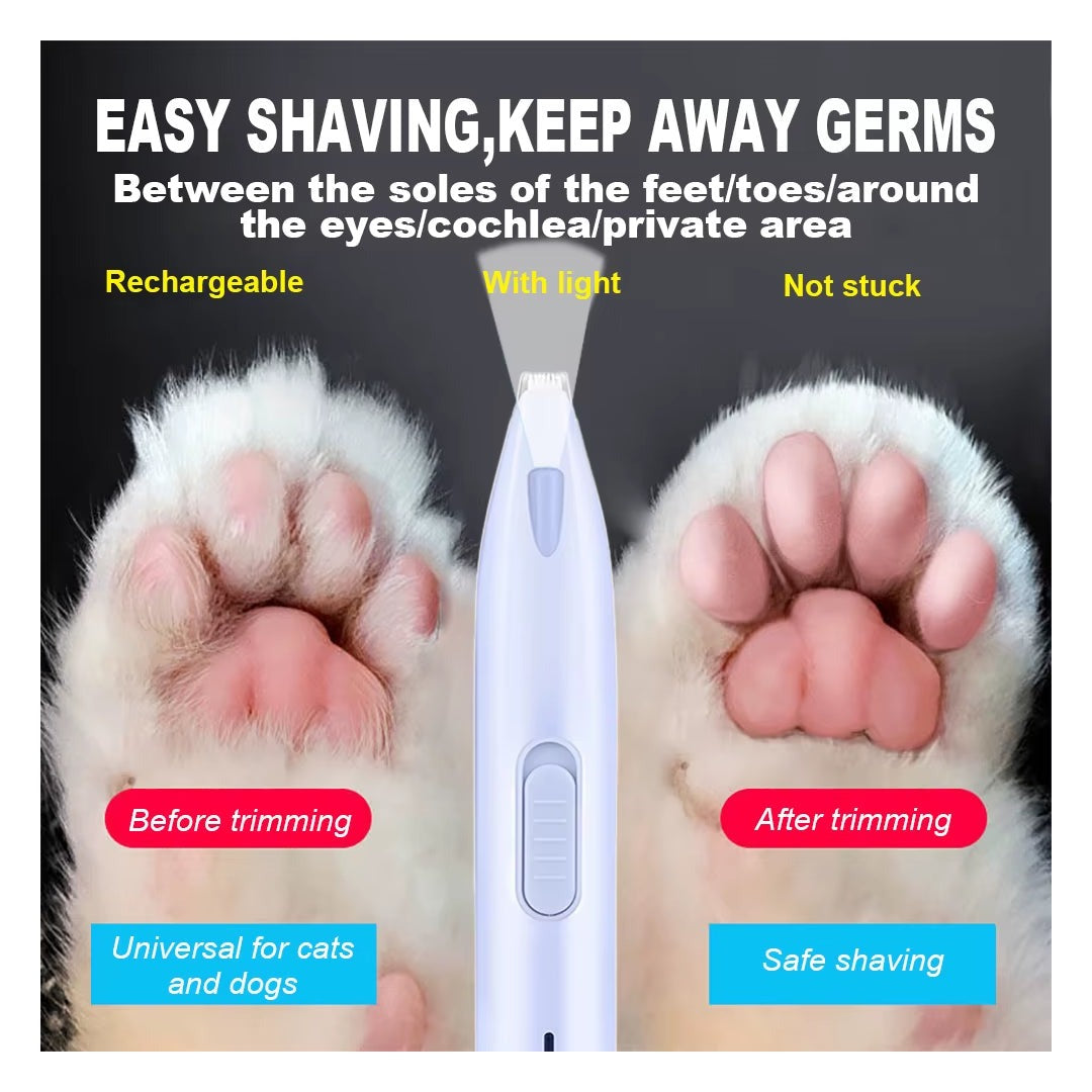 Dog Hair Trimmer Electric Dog Cutter Professional Pet Foot Hair Trimmer Cat Grooming Hairdresser Scissors Butt Ear Pedicator