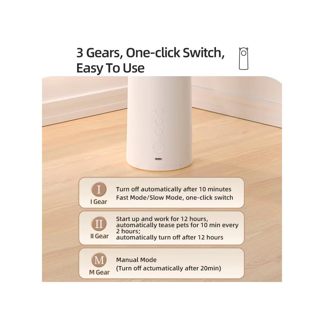 Automatic Cat Toys Interactive Smart Teasing Pet LED Laser Indoor Cat Toy Accessories Handheld Electronic Cat Toy for Dog