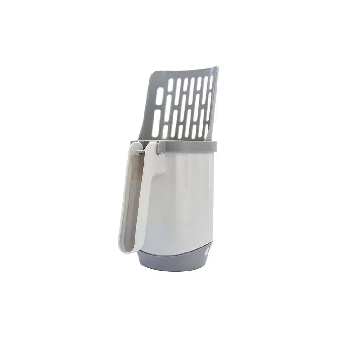 Cat Litter Shovel Scoop with Refill Bag for Pet Filter Clean Toilet Garbage Picker Cat Supplies Cat Litter Box Self Cleaning