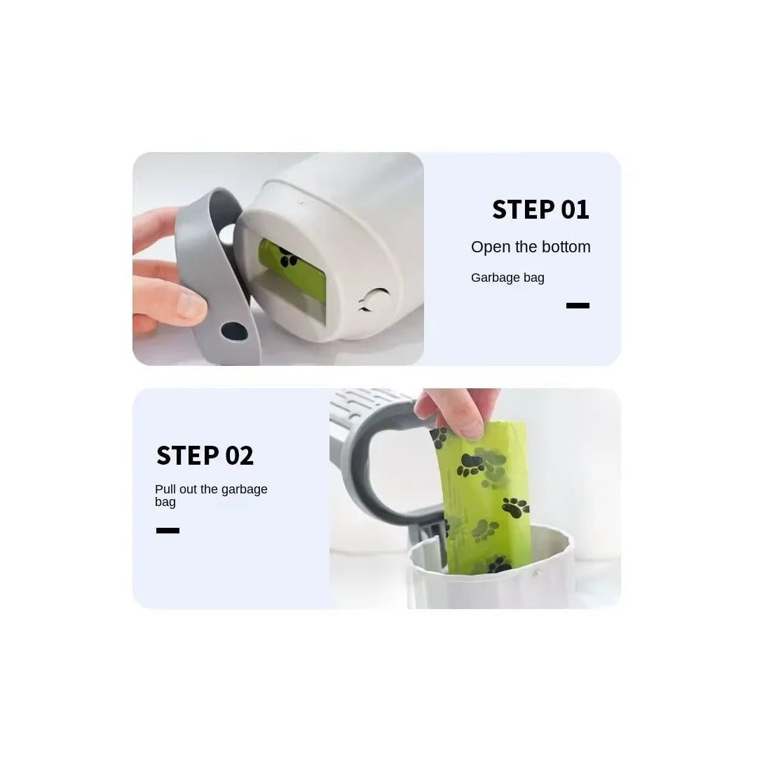 Cat Litter Shovel Scoop with Refill Bag for Pet Filter Clean Toilet Garbage Picker Cat Supplies Cat Litter Box Self Cleaning