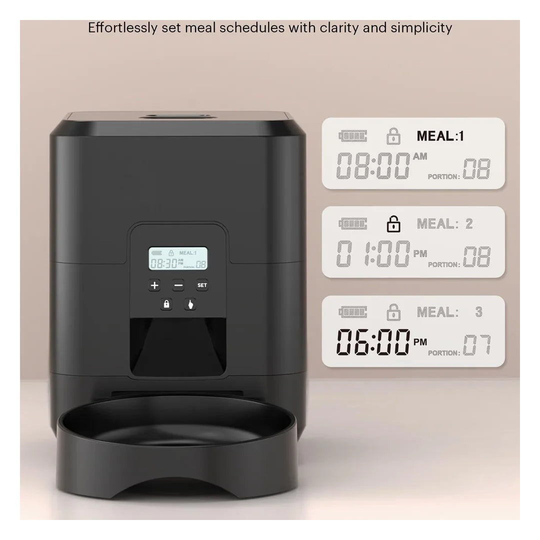 Smart Pet Feeder Automatic Cat Feeder Dog Slow Food Machine with Timed Quantitative Automatic Cat Food Dispenser Cat Dog Bowl