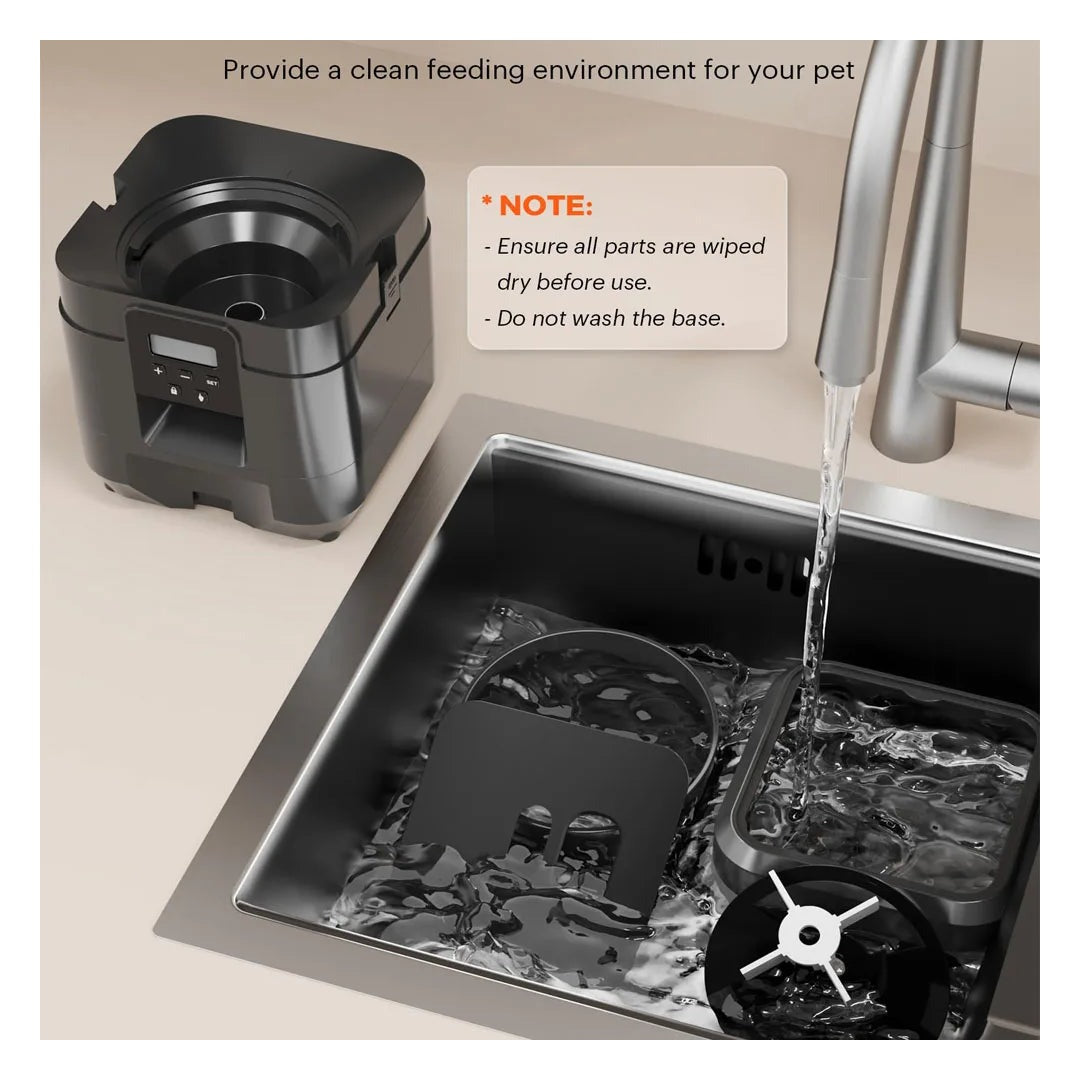 Smart Pet Feeder Automatic Cat Feeder Dog Slow Food Machine with Timed Quantitative Automatic Cat Food Dispenser Cat Dog Bowl