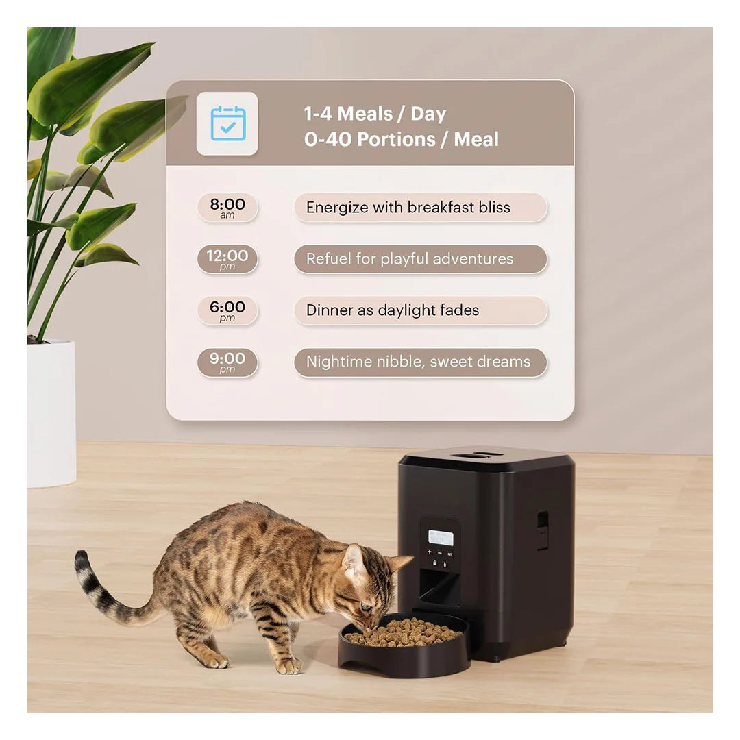Smart Pet Feeder Automatic Cat Feeder Dog Slow Food Machine with Timed Quantitative Automatic Cat Food Dispenser Cat Dog Bowl