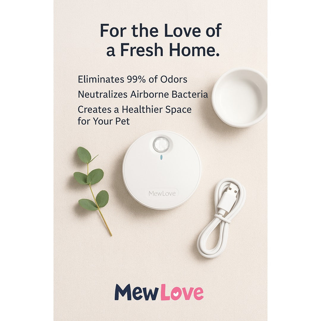 MewLove Cat Litter Deodorizer – Automatic Odor Eliminator