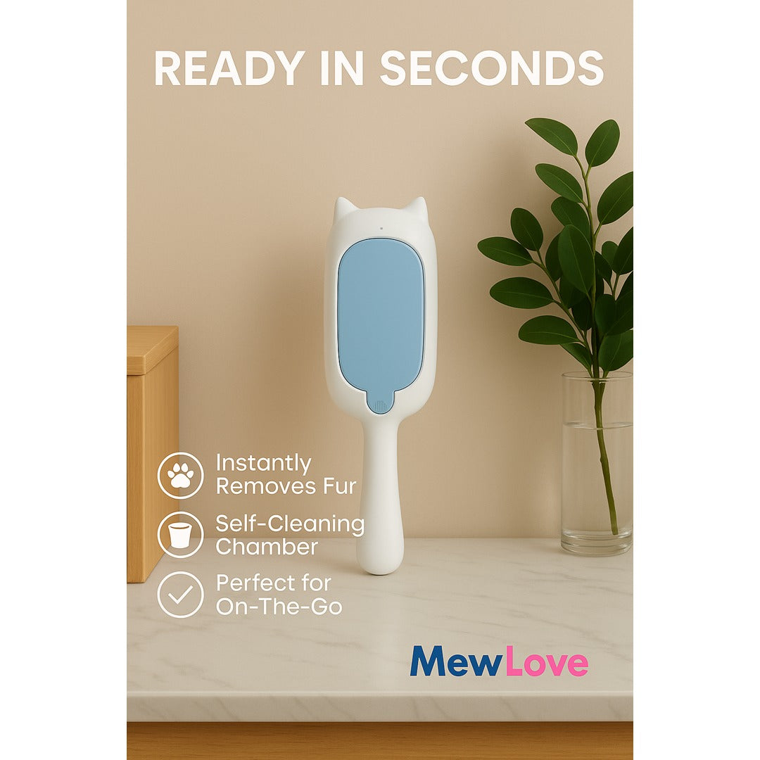 MewLove Reusable Cat Hair Remover – Self-Cleaning Lint Roller