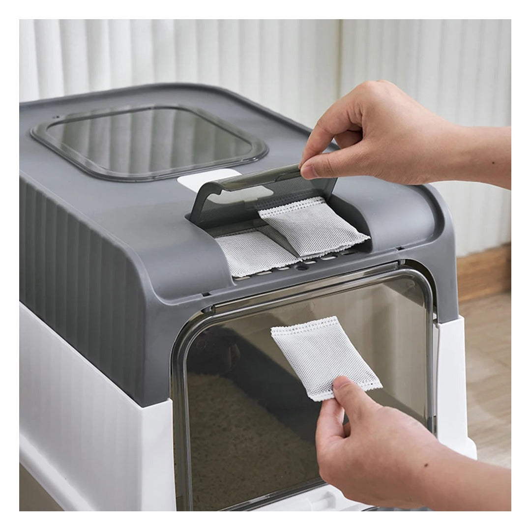 【】Uv Sterilization Fully Enclosed Cat Litter Box