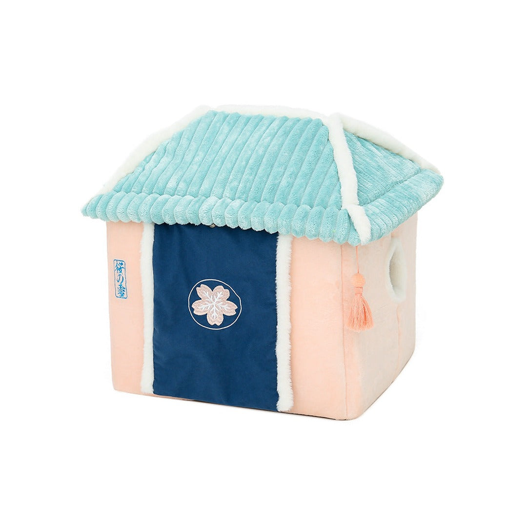 Cat House Removable and Washable Cat Bed Pet Supplies Enclosed Cat House Villa