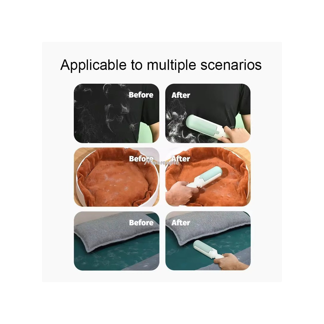 Pet Hair Remover Clothes Electrostatic Multi-Purpose Brush Cat Dog Hair Sticker Roller Sticker Self-Cleaning Lint Hair Remover